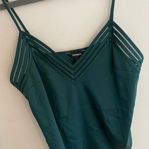 Express teal tank top